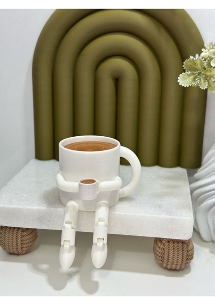 Kahve Köşesi Biblo Seti, 3 Parça, Kahve Çekirdeği, Kahve Kupası, Moka Pot
