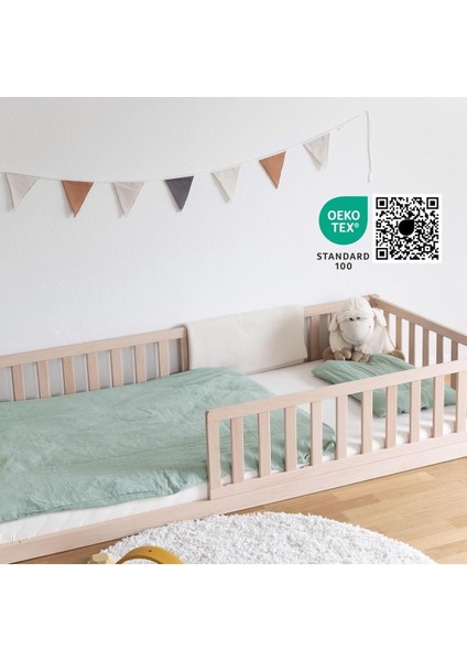 %100 Organik Pamuk Müslin Bebek Nevresim Takımı 100X135 cm Oeko Tex Sertifikalı fiyatları