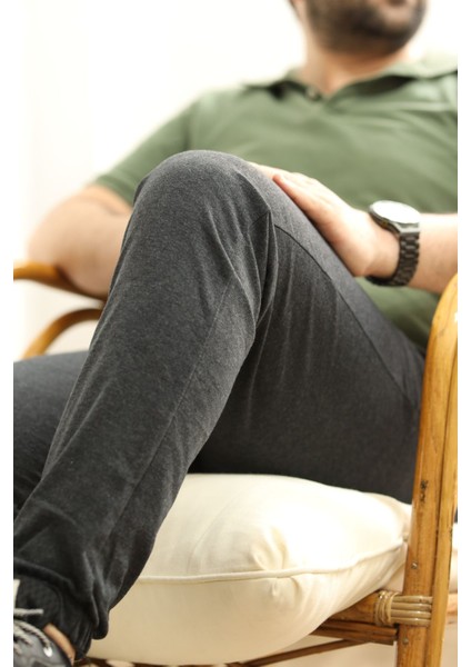 Noble & Nook | Unisex Jogger Eşofman Altı | Lastikli Bel | Gri - Antrasit - Siyah
