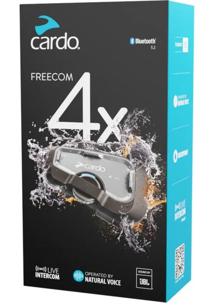 Freecom 4x Bluetooth ve Intercom (Tekli Paket)