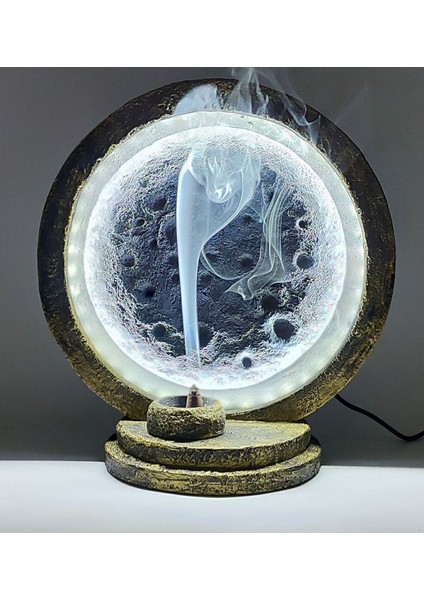 Dolunay Dekoratif Konik Tütsülük Işıklı (Beyaz) fiyatları