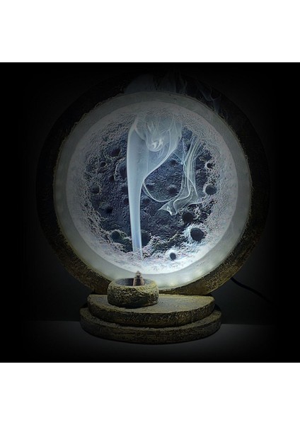 Dolunay Dekoratif Konik Tütsülük Işıklı (Beyaz) modelleri