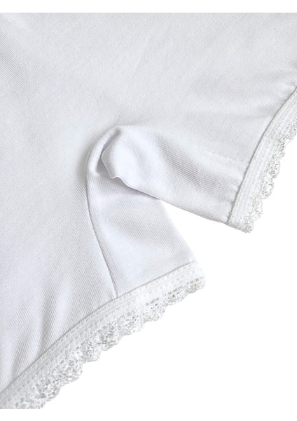 %95 Pamuklu Likralı Penye Kız Çocuk Boxer Külot Iç Çamaşır 6lı Set