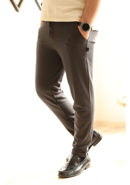 Erkek Slim Fit Likralı Beli Lastikli Jogger Pantolon| Slim Fit ve Rahat Pantolon