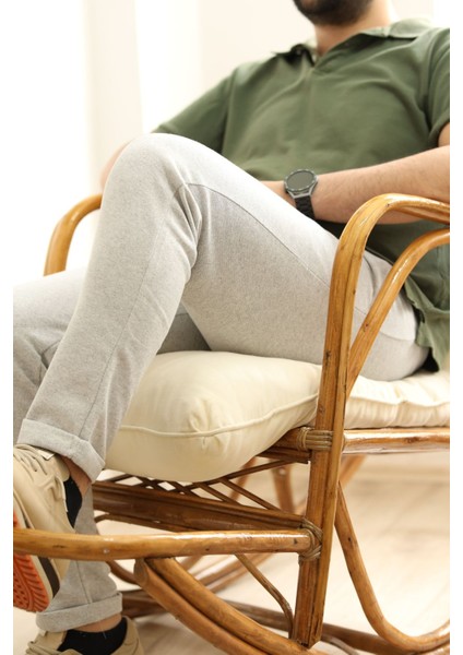 Erkek Slim Fit Likralı Beli Lastikli Jogger Pantolon| Slim Fit ve Rahat Pantolon