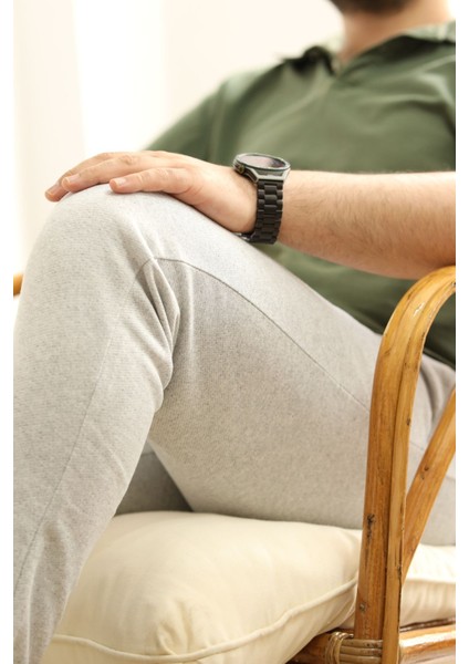 Erkek Slim Fit Likralı Beli Lastikli Jogger Pantolon| Slim Fit ve Rahat Pantolon
