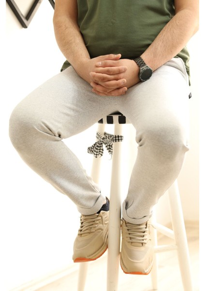 Erkek Slim Fit Likralı Beli Lastikli Jogger Pantolon| Slim Fit ve Rahat Pantolon