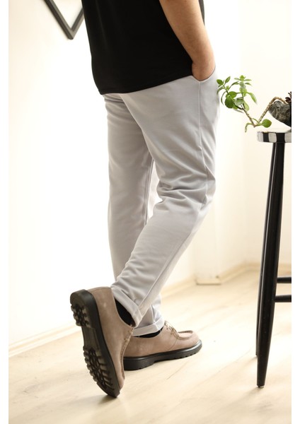Erkek Slim Fit Likralı Beli Lastikli Jogger Pantolon| Slim Fit ve Rahat Pantolon indirimleri