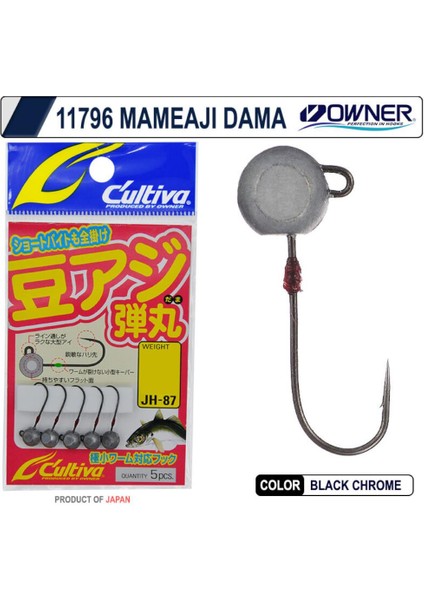 Cultiva Jh-87 0.6gr No10 Mameaji Dama Lrf Jighead