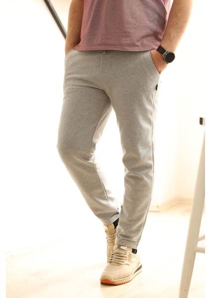 Erkek Slim Fit Likralı Beli Lastikli Jogger Pantolon| Slim Fit ve Rahat Pantolon indirimleri