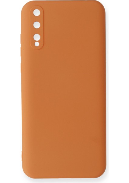 Huawei P Smart S Kılıf Nano Içi Kadife Silikon - Turuncu Zngzr