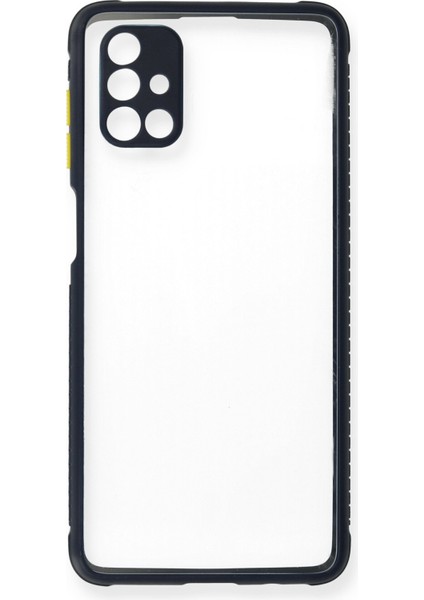Samsung Galaxy M51 Kılıf Miami Şeffaf Silikon - Lacivert Zngzr fiyatları