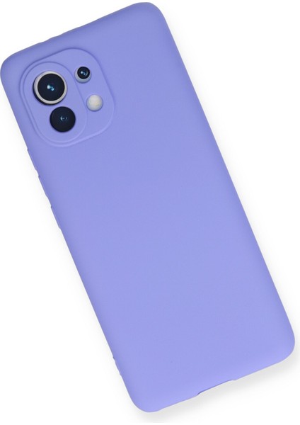 Xiaomi Mi 11 Kılıf Premium Rubber Silikon - Lila Zngzr