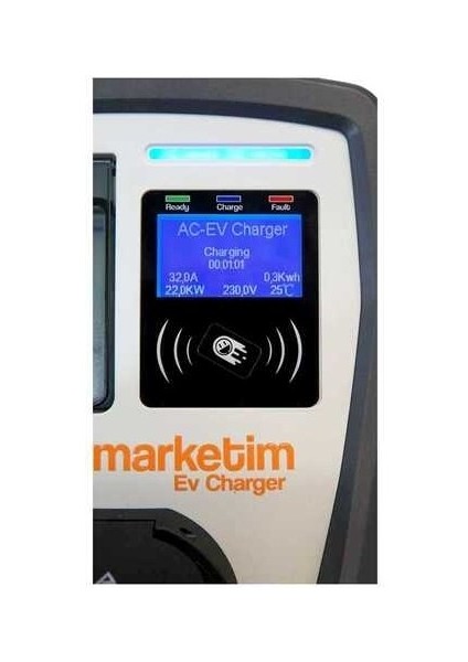 Elektro Marketim Emev-22 22KW 3 Faz Tip Elektrikli Araç Şarj Istasyonu Kablolu fiyatları