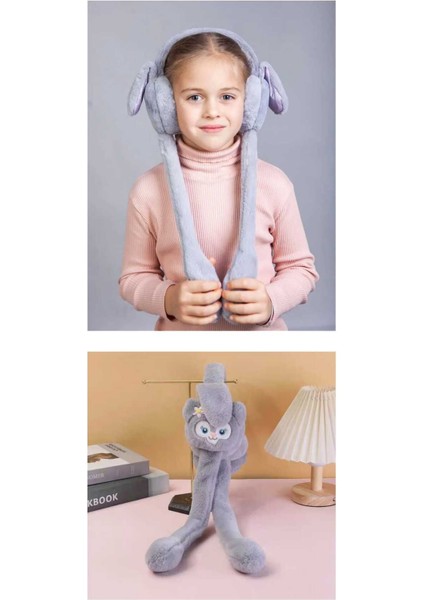 3-12 Yaş Oynar Kulaklı Sesli Kışlık Kulaklık Peluş Kulaklık Çocuk Kulaklık Kız Çocuk Kulaklık fiyatları