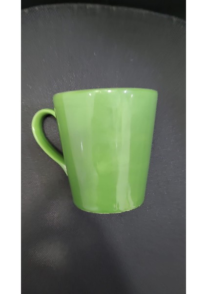 Porselen Ece Mg Trend Çağla Yeşil Kupa Bardak Sofra Sare 9cm Hediyelik Sağlam Dekoratif 1 Adet