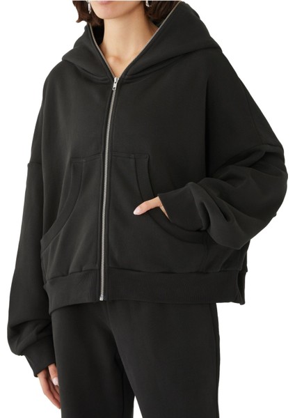 Eternal Zip Kapüşonlu Sweatshirt