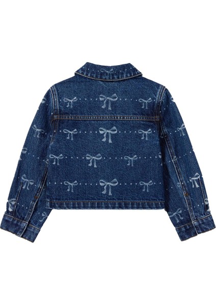 Çocuklar Için Denim Kemer Desenli Ceket fiyatları