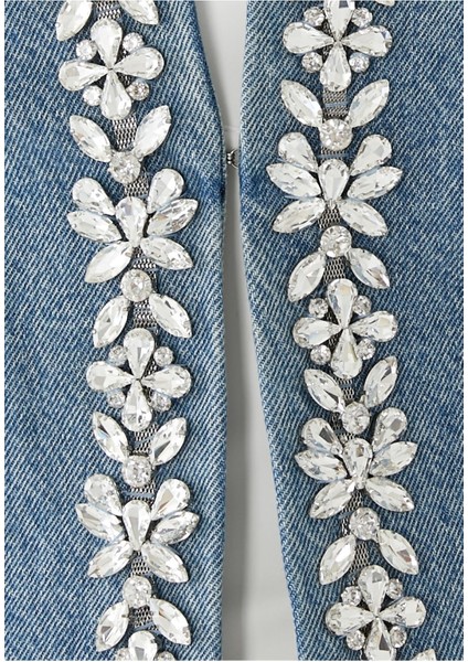Işıltılı Denim Ceket fırsatları