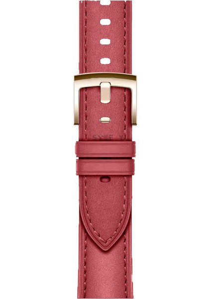 Huawei Watch Gt5 41MM Ile Uyumlu Starlight Gold Metal Tokalı Deri Zarif Şık Kordon fırsatları