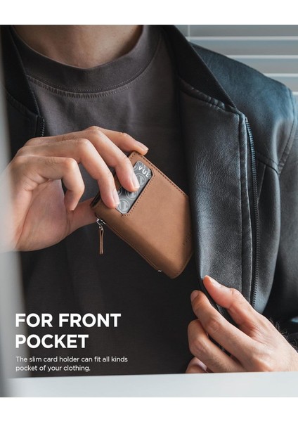 Ince Deri Cüzdan, Rfıd/Nfc Korumalı, Kimlik Pencereli