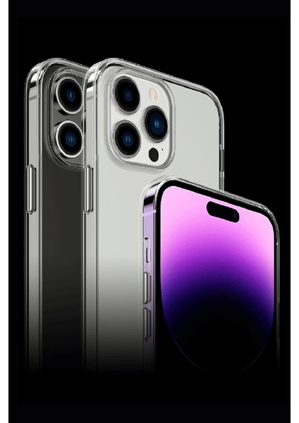 Apple iPhone 14 Pro Max Kılıf Tron Şeffaf Magsafe Kapak - Şeffaf Zngzr