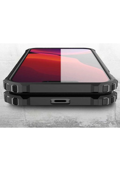 Apple iPhone 13 Pro Max Kılıf Rntc Crash Silikon Kapak-Gold