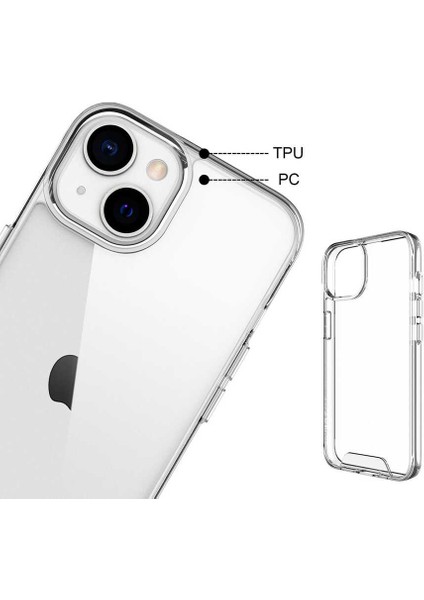 Apple iPhone 14 Uyumlu Rntc Gard Silikon-Renksiz