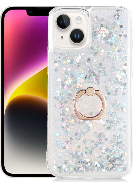 Apple iPhone 14 Plus Uyumlu Rntc Milce Kapak-Gümüş
