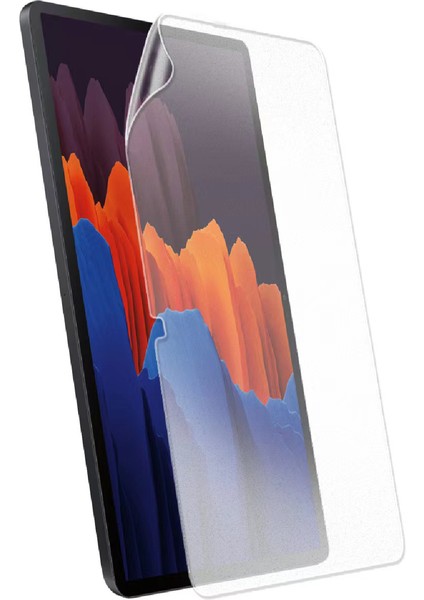 Galaxy Tab S7 Plus T970 Kağıt Hisli Mat Uyumlu Davin Paper Like Tablet Ekran Koruyucu-Renksiz
