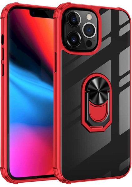 Apple iPhone 13 Pro Uyumlu Rntc Mola Kapak-Kırmızı