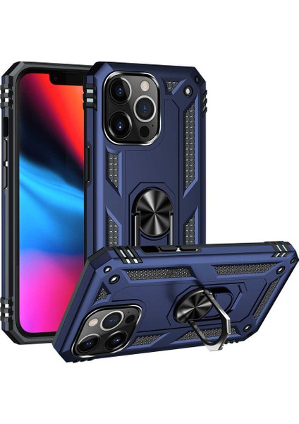 Apple iPhone 13 Pro Uyumlu Rntc Kapak-Mavi