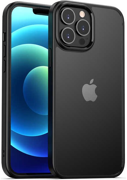 Apple iPhone 13 Pro Max Kılıf Rntc Hom Silikon-Siyah
