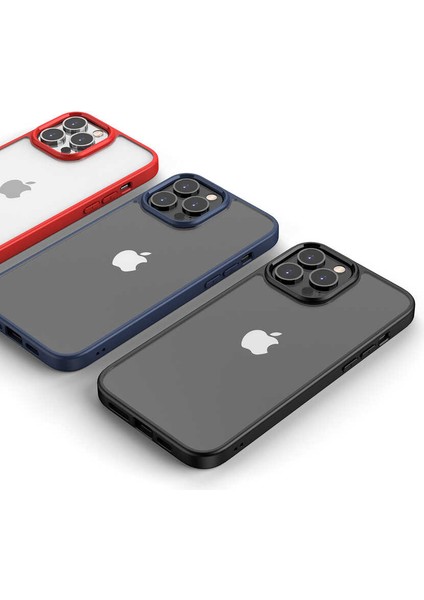 Apple iPhone 13 Pro Max Kılıf Rntc Hom Silikon-Siyah