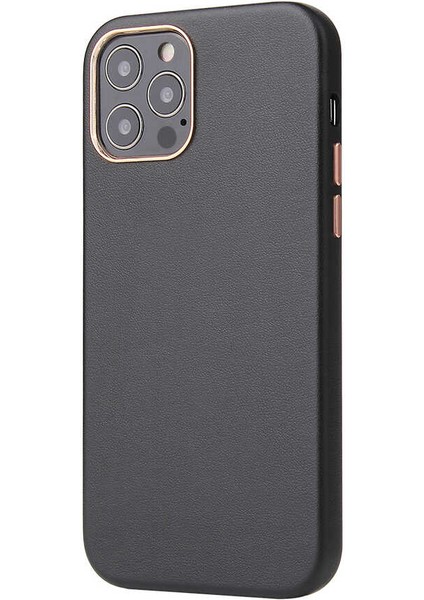 Apple iPhone 12 Pro Max Uyumlu Rntc Eyzi Kapak-Siyah