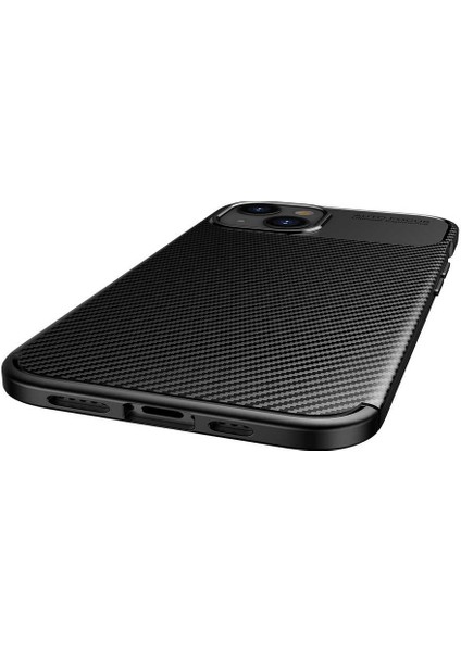 Apple iPhone 13 Mini Uyumlu Rntc Negro Silikon Kapak-Lacivert