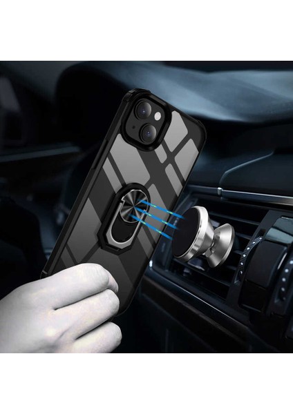 Apple iPhone 14 Plus Uyumlu Rntc Mola Kapak-Siyah