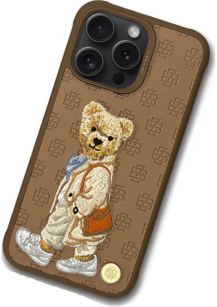 Zuckbear Apple iPhone 15 Pro Paris Gentleman Kapak - Bag Zngzr