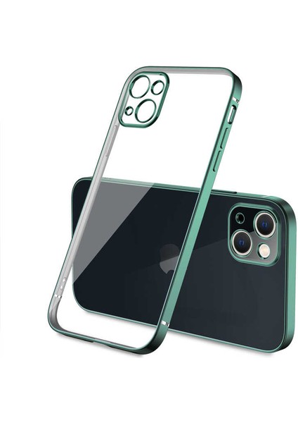 Apple iPhone 13 Mini Uyumlu Rntc Gbox Kapak-Koyu Yeşil