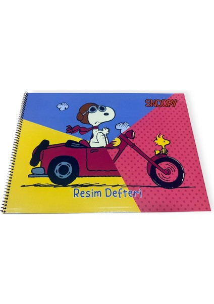 Snoopy Resim Defteri 25CM x 35CM 15 Yaprak