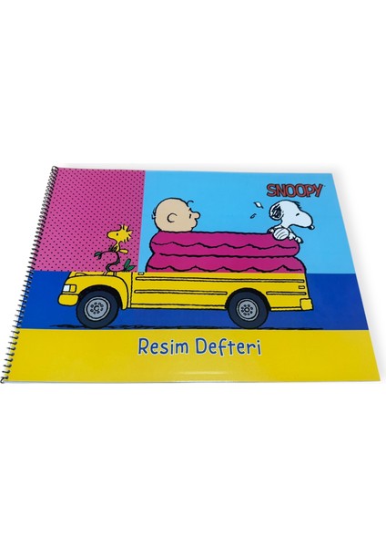Snoopy Resim Defteri 25CM x 35CM 15 Yaprak