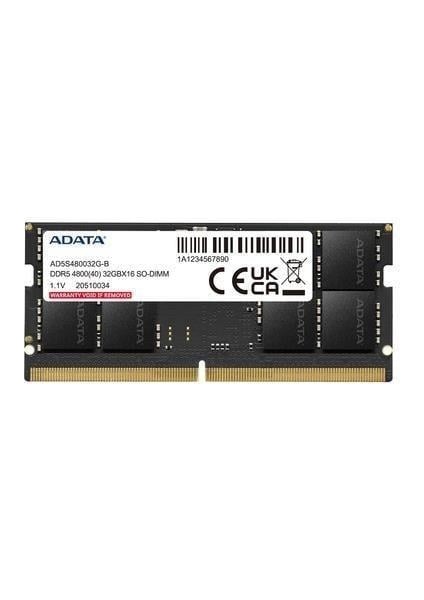 Atada 32GB Ddr5 4800MHZ CL40 Notebook Ram Value AD5S480032G-B Kutusuz