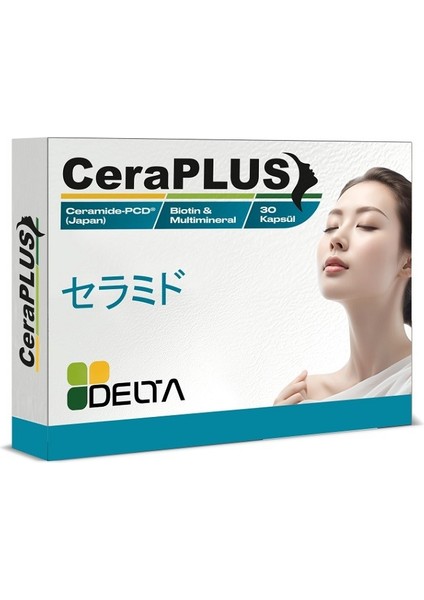 Delta Ceraplus Seramid Biotin Multimineral 30 Kapsül