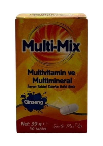 Sante Mix Multi-Mix Multivitamin ve Multimineral 30 Tablet