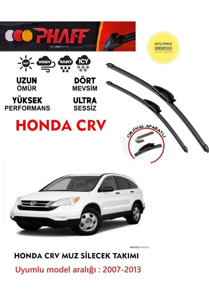 Honda Crv Ön Silecek Takımı 2013 Model Araca Özel Aparat