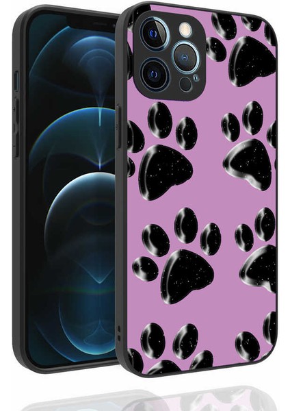 Apple iPhone 12 Pro Max Uyumlu Desenli Kamera Korumalı Parlak Rntc Nora Kapak-No2