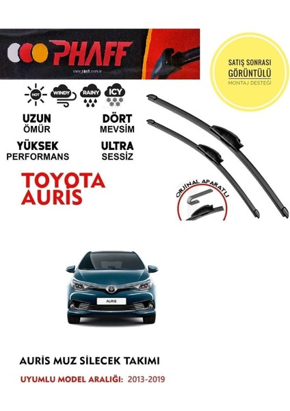 Toyota Auris Ön Silecek Takımı 2018 Model Araca Özel Aparat