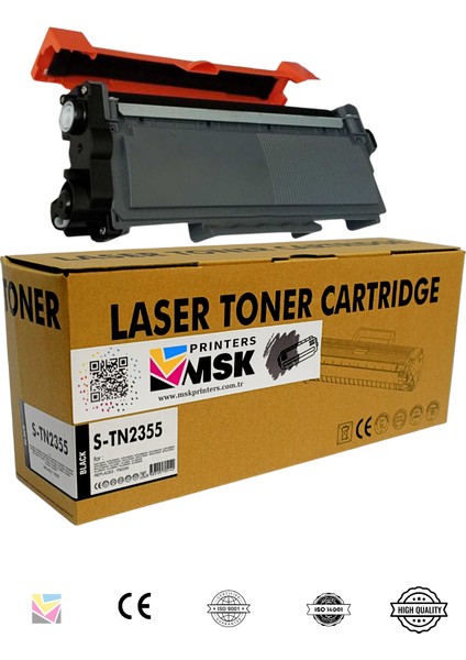 Brother MFC-L2700DN Uyumlu TN-2355 Siyah Toner