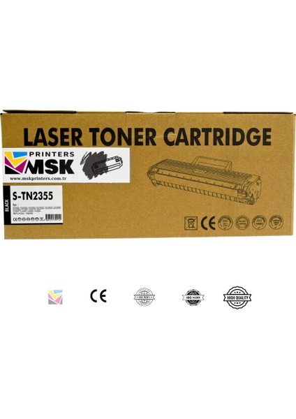 Brother MFC-L2700DN Uyumlu TN-2355 Siyah Toner
