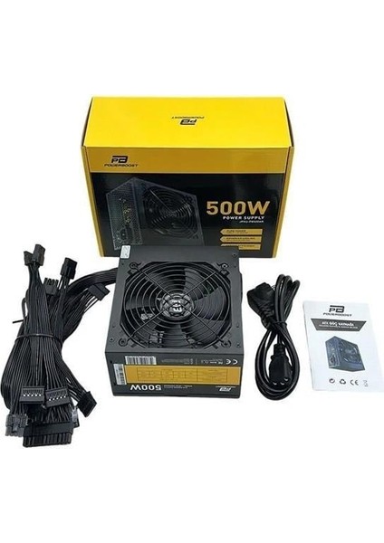 500W PB500AR 12CM Fanlı Power Supply
